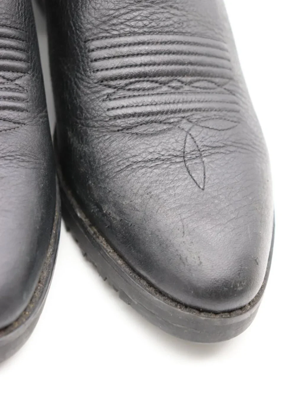 Ariat Heritage Women's Size 8 B Black Leather Western Equestrian Boots 10001037 - Picture 10 of 10
